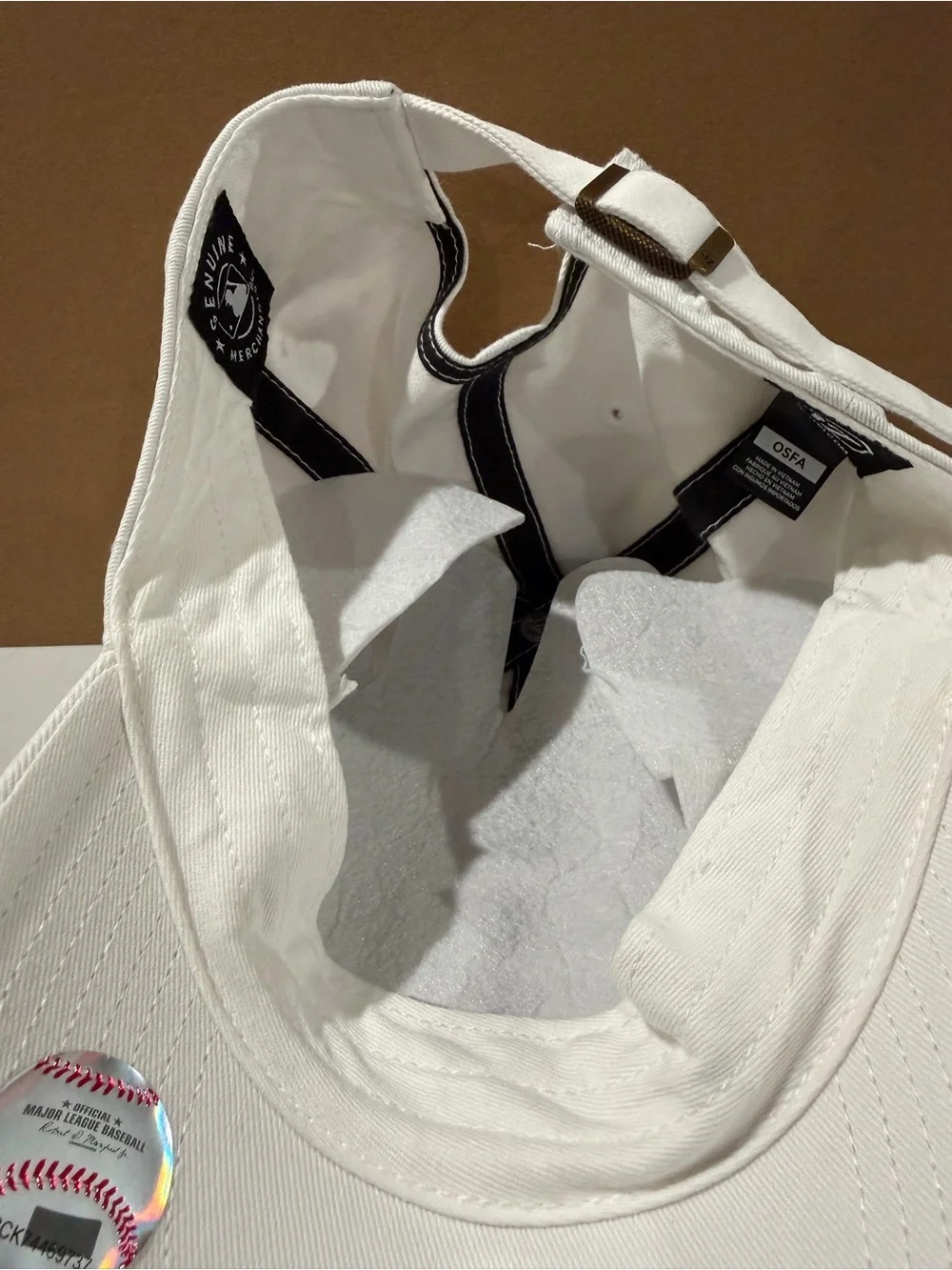 '47 Clean Up Adjustable White Cap Boston Red Sox MLB One Size